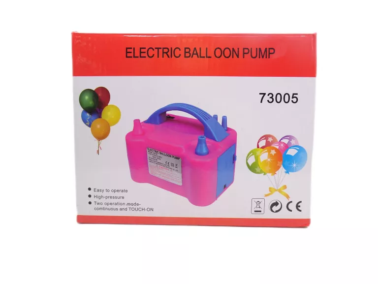 POMPKA DO BALONÓW ELEKTRYCZNA 2 DYSZE MOCNA SZYBKA WYDAJNA DO POMPOWANIA