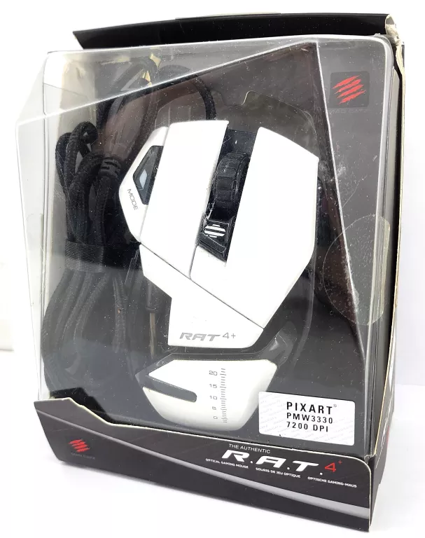 MYSZKA MAD CATZ R.A.T. 4+ BIAŁA