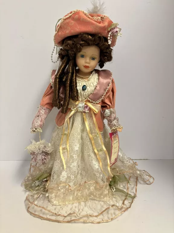 LALKA LALECZKA KOLEKCJONERSKA FIGURKA PORCELANOWA DUŻA 45CM ORYGINALNE PUD