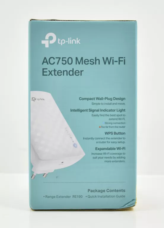 WZMACNIACZ SYGNAŁU ZASIĘGU WIFI TP-LINK RE190