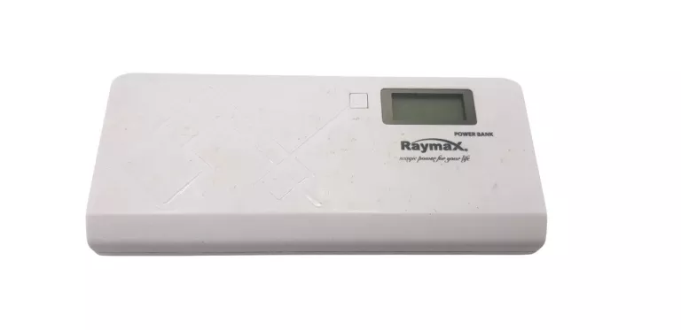 POWERBANK RAYMAX 11000MAH Z LATARKĄ BIAŁY