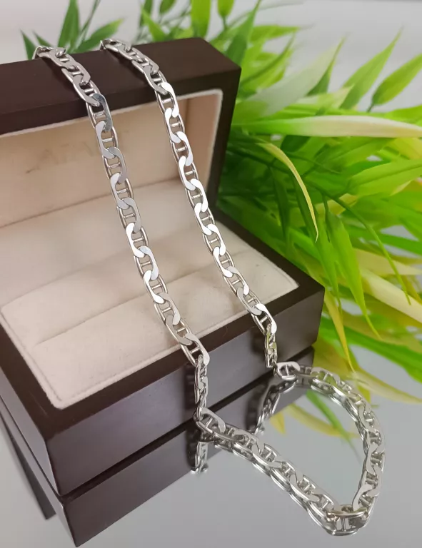 SREBRNY ŁAŃCUSZEK MĘSKI 22,83 G 925
