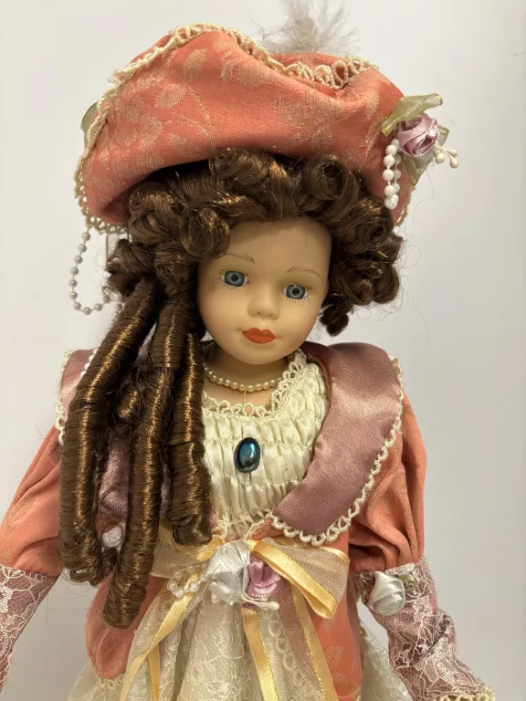 LALKA LALECZKA KOLEKCJONERSKA FIGURKA PORCELANOWA DUŻA 45CM ORYGINALNE PUD