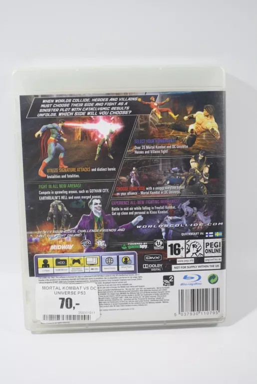 MORTAL KOMBAT VS DC UNIVERSE PS3