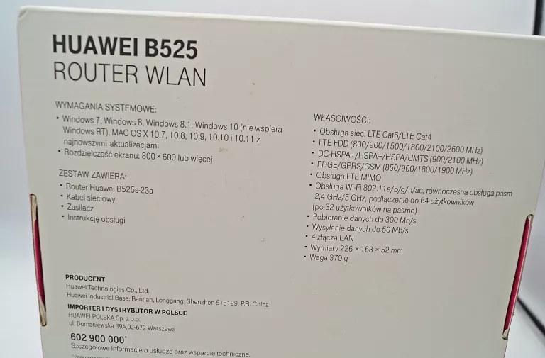HUAWEI B525 ROUTER WLAN
