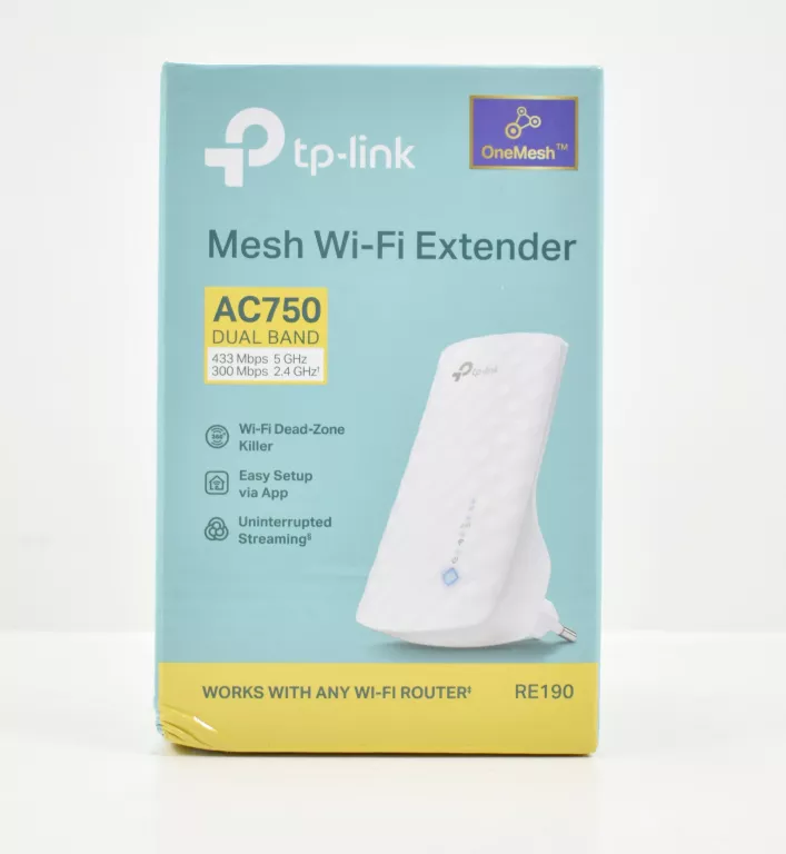 WZMACNIACZ SYGNAŁU ZASIĘGU WIFI TP-LINK RE190