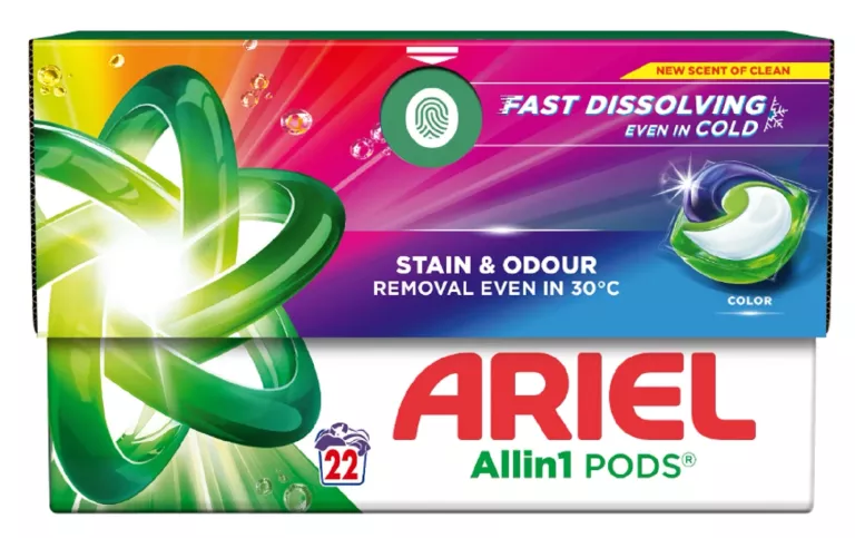 ARIEL COLOR KOLOR KAPSUŁKI DO PRANIA 22 SZT.