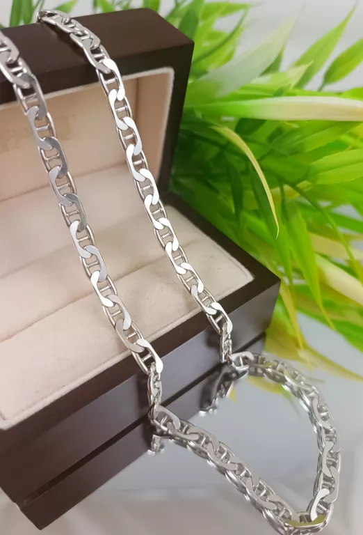 SREBRNY ŁAŃCUSZEK MĘSKI 22,83 G 925