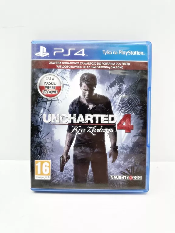GRA PS4 UNCHARTED 4 KRES ZLODZIEJA