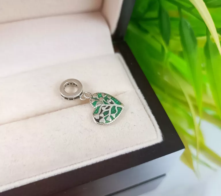 SREBRNY CHARMS ZAWIESZKA SERCE 1,78 G 925