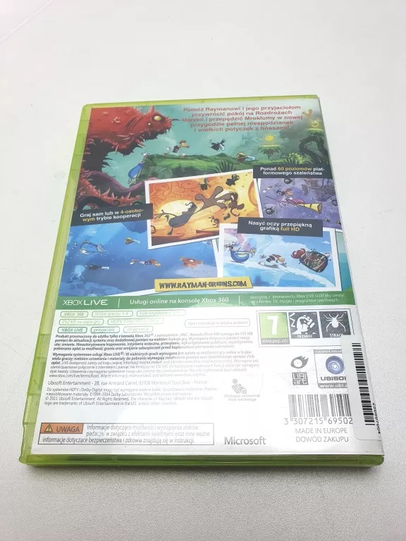 XBOX 360 RAYMAN ORIGINS