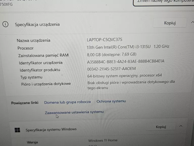 LAPTOP SAMSUNG GALAXY BOOK4 NP750XGK-KG2 15,6"/INTEL CORE I3-1315U