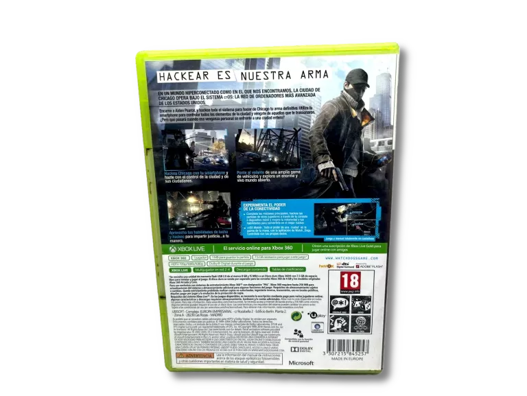 WATCH DOGS XBOX 360