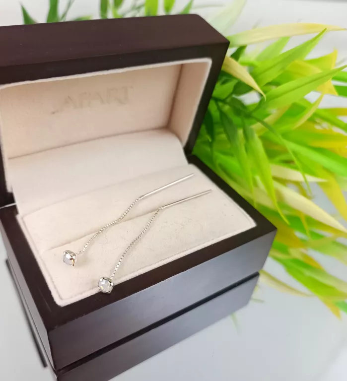 SREBRNE KOLCZYKI PRZEKŁADANE 1,03 G 925