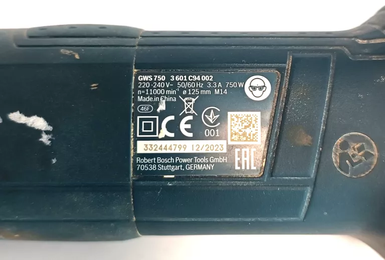 SZLIFIERKA KĄTOWA BOSCH GWS 750