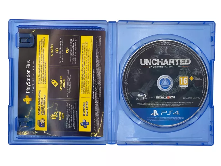 GRA NA PLAYSTATION 4 UNCHARTED ZAGINIONE DZIEDZICTWO PS4