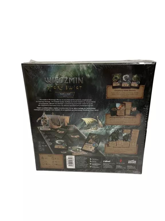 GRA PLANSZOWA REBEL WIEDŹMIN: STARY ŚWIAT - SKELLIGE (DODATEK)