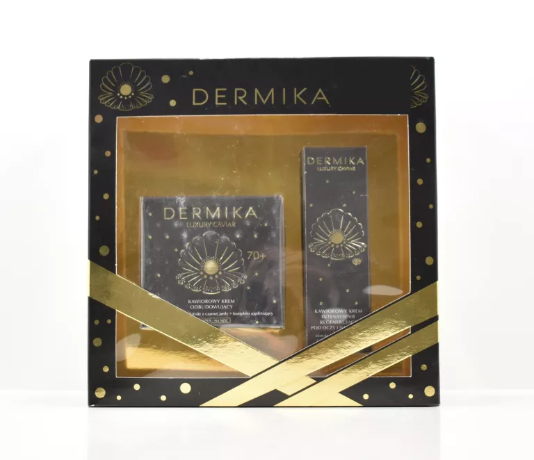 DERMIKA ZESTAW PREZENTOWY LUXURY CAVIAR 70+ KREM 50ML+KREM POD OCZY 15ML