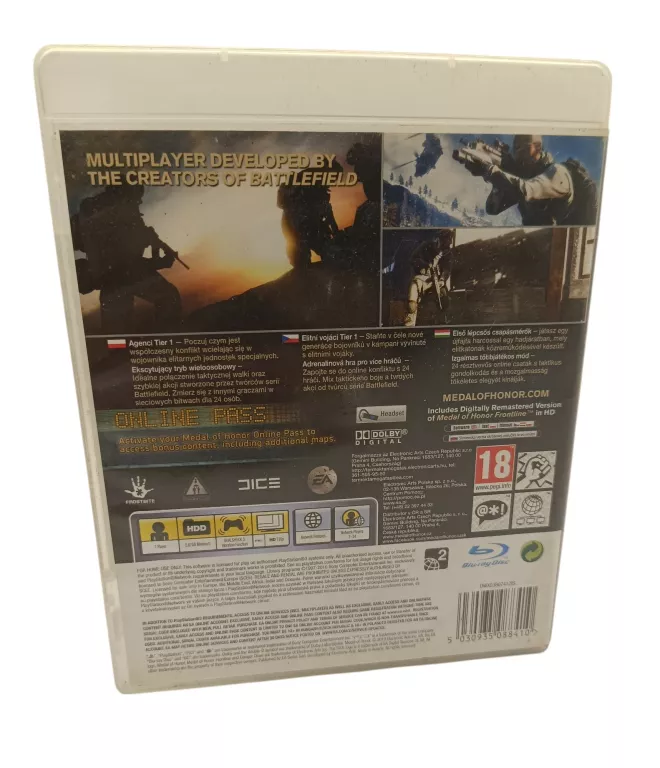 PS3 MEDAL OF HONOR