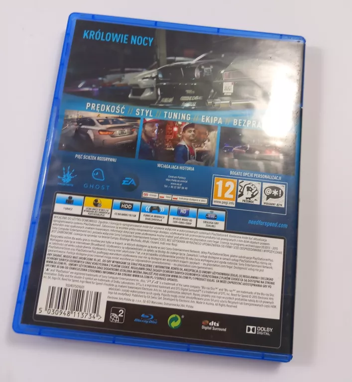 NEED FOR SPEED PS4