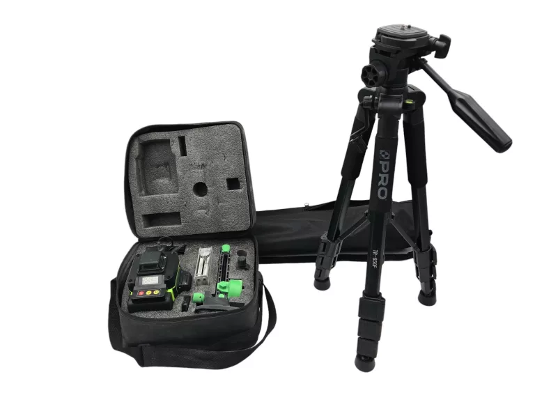 LASER KRZYŻOWY HILDA 4D LASER LEVEL GREEN + STOJAK PRO TR-650F