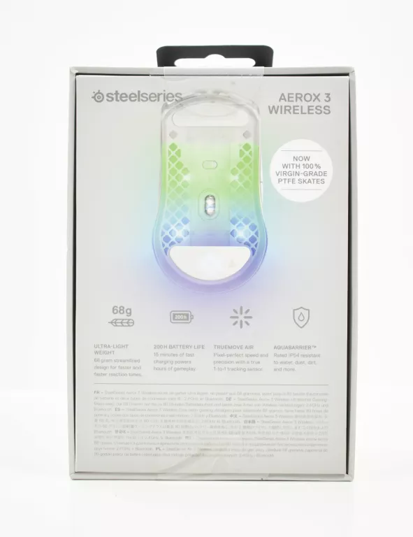 MYSZKA BEZPRZEWODOWA STEELSERIES AEROX 3 WIRELESS GHOST