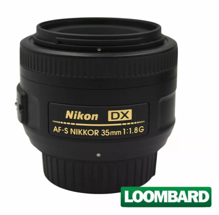 OBIEKTYW NIKON DX AF-S NIKKOR 35MM F/1.8G KOMPLET