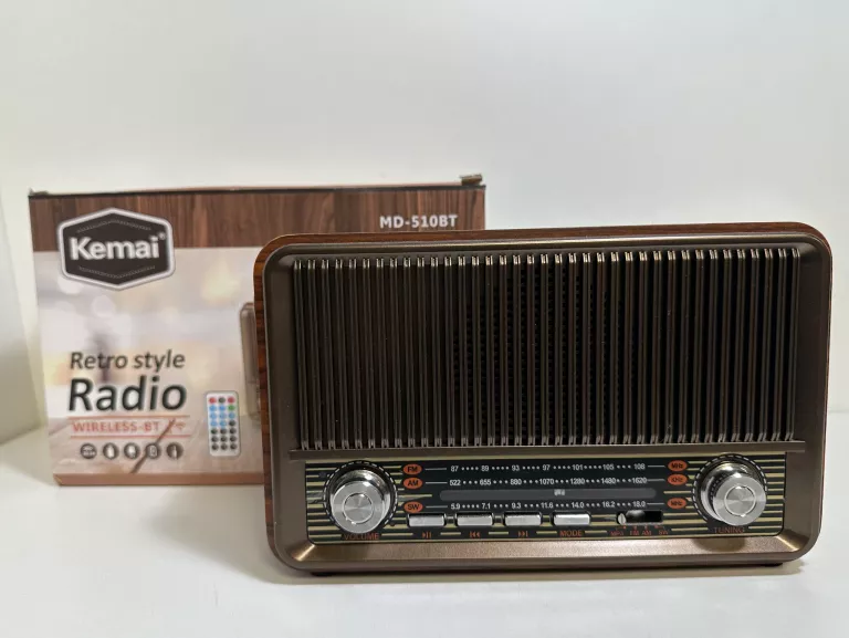 GŁOŚNIK BT KEMAI RETRO STYLE WARTO