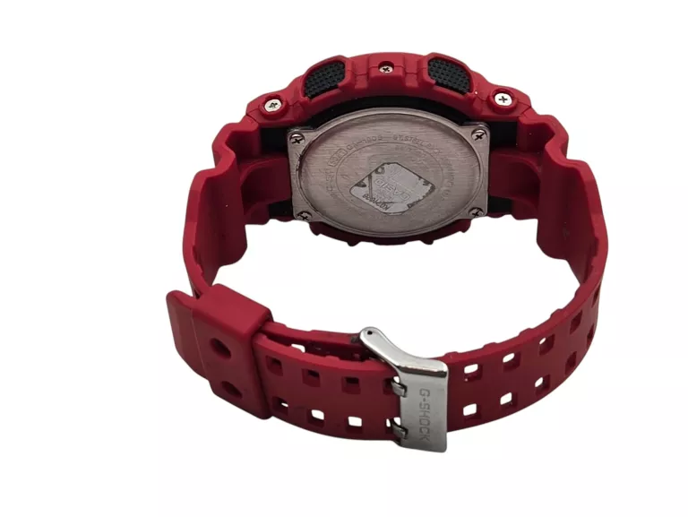 ZEGAREK MĘSKI CASIO G-SHOCK RED GA-100B CZERWONY WR200M GW DO 07.2026!