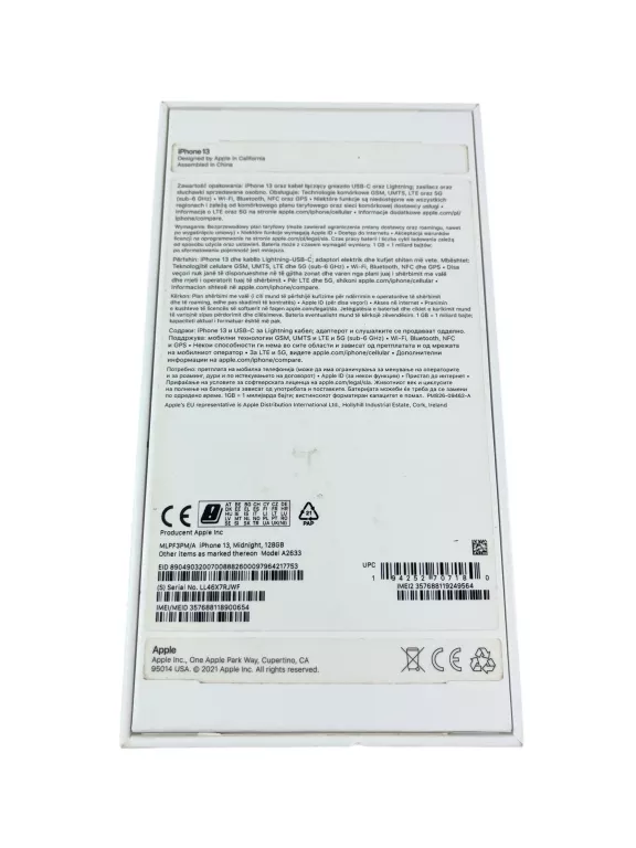TELEFON IPHONE 13 128 GB