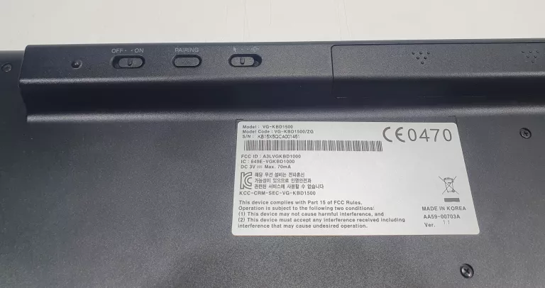 BEZPRZEWODOWA KLAWIATURA SAMSUNG DO TV MODEL VG-KBD1500