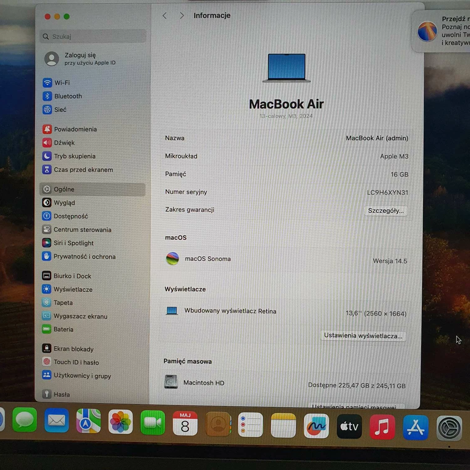 laptop-apple-macbook-air-m3-a3113-2024-136-retina-m3-16gb-ram-256gb-ssd-stan-11323-2