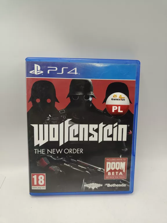 GRA PS4 WOLFENSTEIN THE NEW ORDER