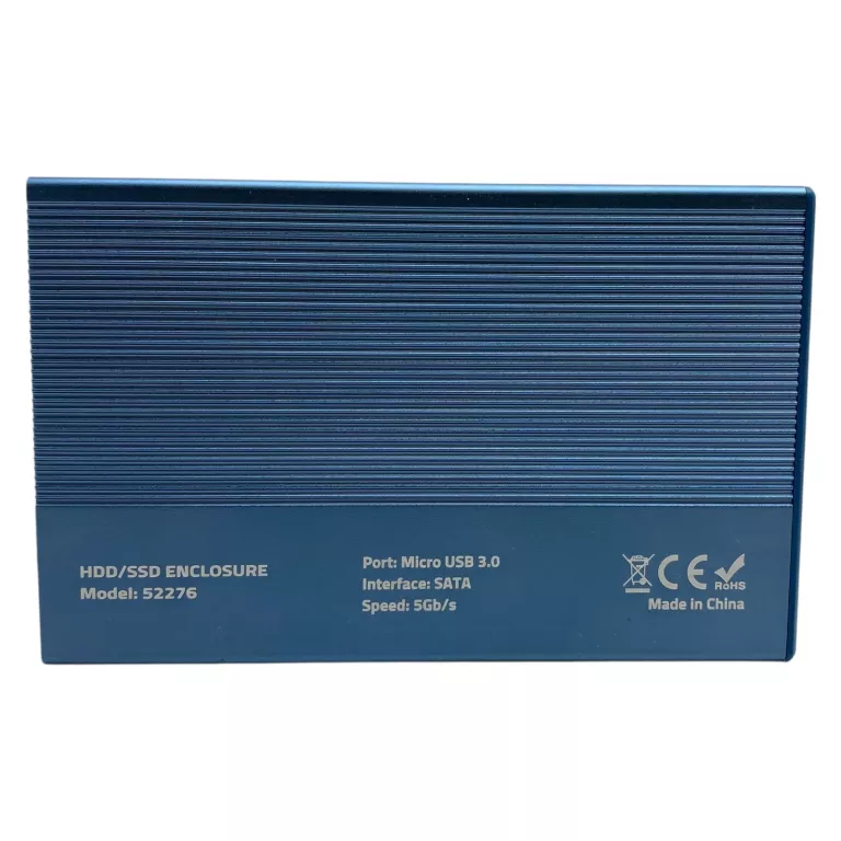 DYSK ZEWNĘTRZNY TOSHIBA 500GB HDD | KIECZEŃ QOLTEC 52276 NIEBIESKI