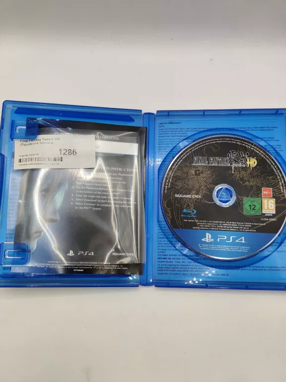 GRA NA PS4 FINAL FANTASY TYPE 0 HD