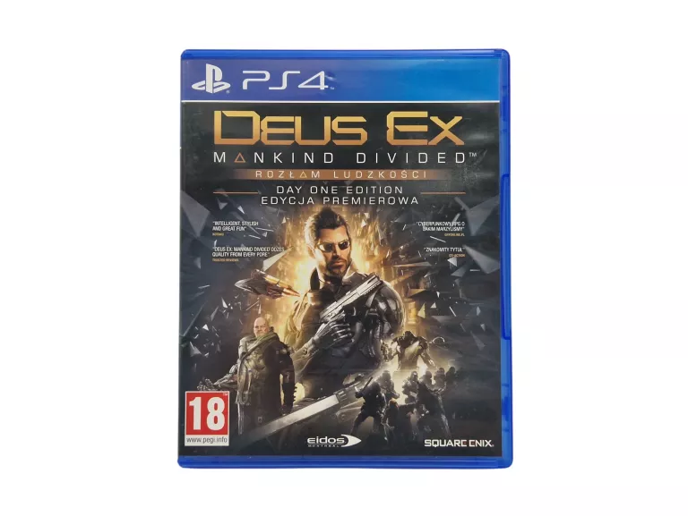 GRA NA SONY PLAYSTATION 4 (PS4) DEUS EX ROZŁAM LUDZKOŚCI DAY ONE EDITION