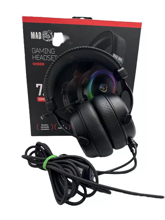 SŁUCHAWKI MAD DOG GH800 NAUSZNE KOMPLET