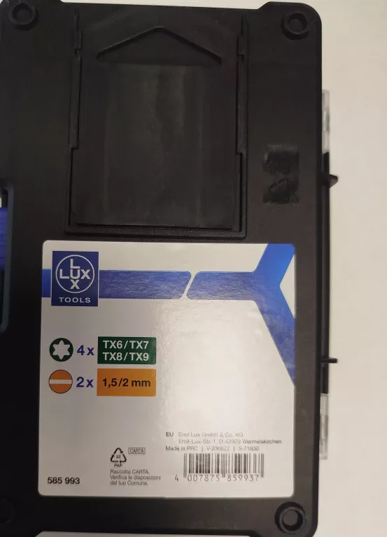 LUX TOOLS ZESTAW 585 992 SRUBOKRETY PRECYZYJNE