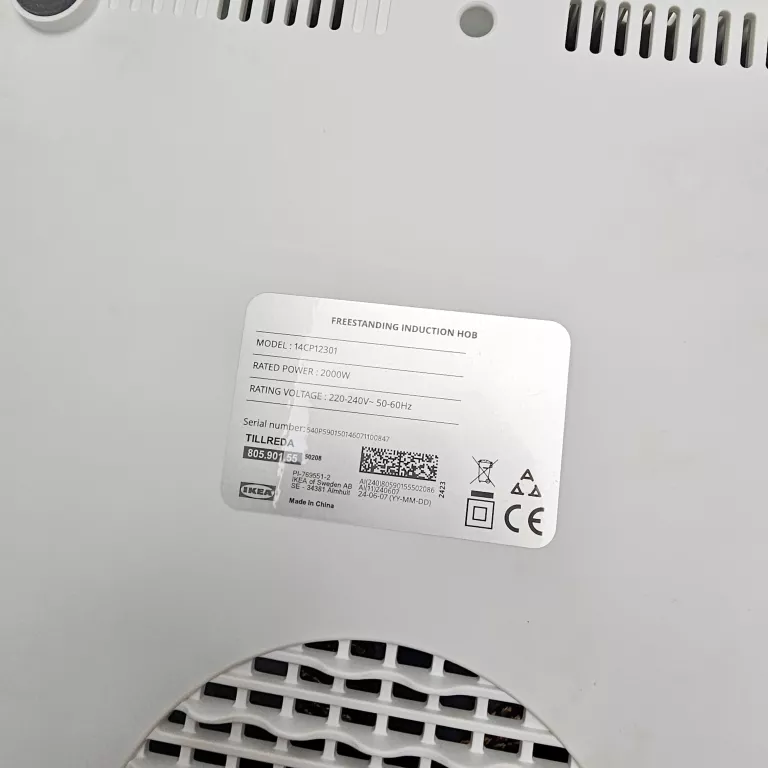 PŁYTA INDUKCYJNA PRZENOŚNA IKEA TILLREDA