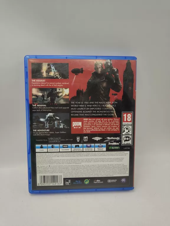 GRA PS4 WOLFENSTEIN THE NEW ORDER