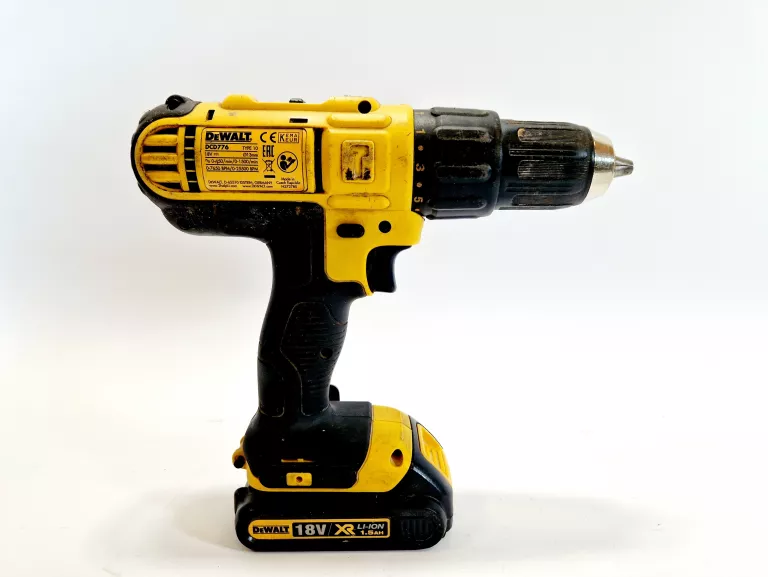 WKRĘTARKA DEWALT DCD776 18V TYPE 10 + AKUMULATOR 1,5AH+ŁADOWARKA | WALIZKA