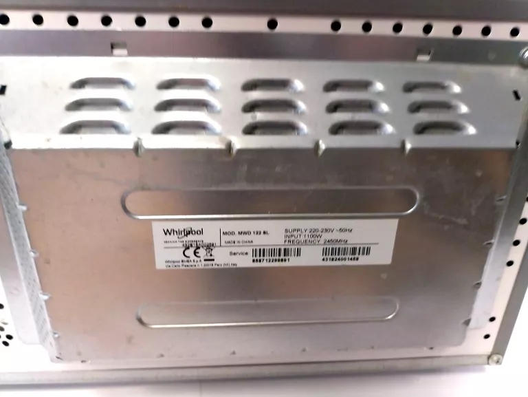 MIKROFALOWA WHIRLPOOL MWD 122 SL