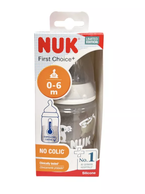 NUK BUTELKA Z WSKAŹNIKIEM TEMPERATURY 150ML 0M+ 0-6
