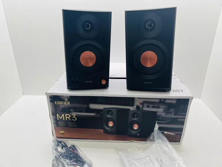 EDIFIER MR3 GŁOŚNIKI HI-RES 36W STUDIO BLUETOOTH 5.4 TRS RCA AUX CZARNE