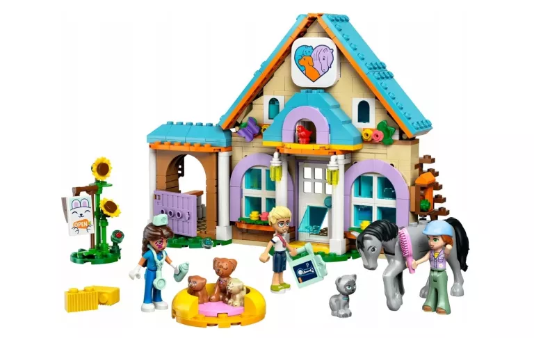 KLOCKI ZESTAW LEGO FRIENDS 42651 KOŃ I LECZNICA DLA ZWIERZĄT