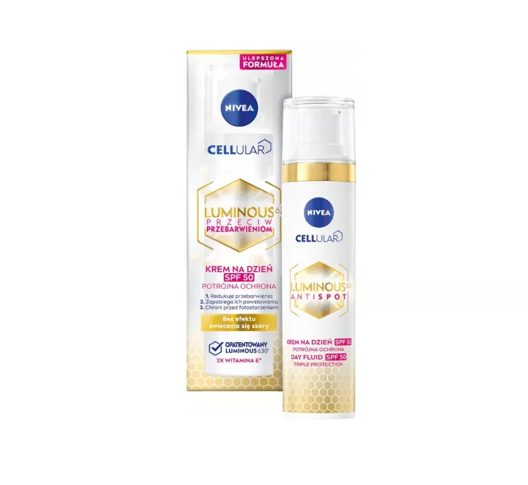 NIVEA CELLULAR LUMINOUS 630 KREM PRZECIW PRZEBARWIENIOM NA DZIEŃ 40ML