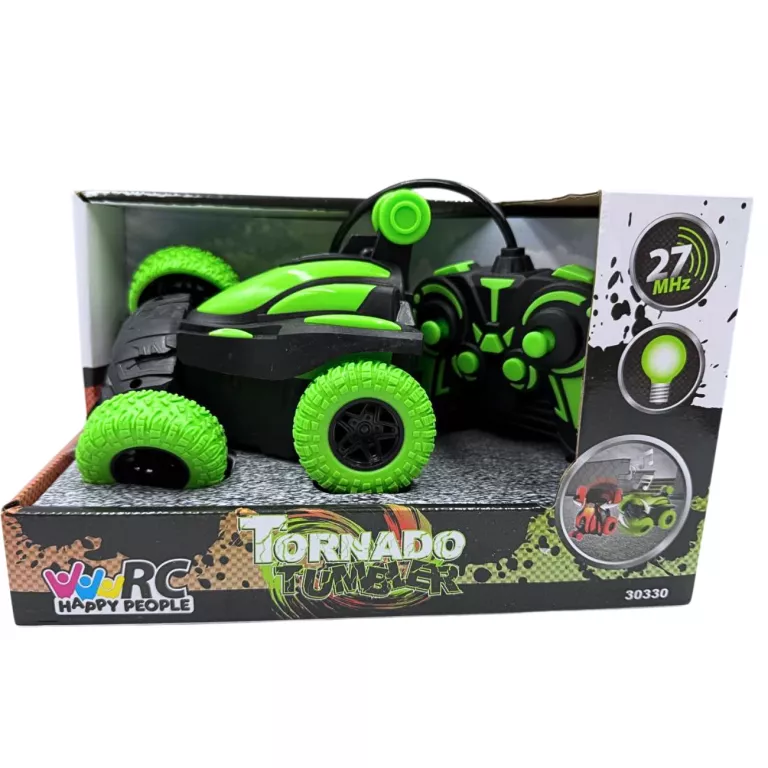 ZDALNIE STEROWANE AUTO HAPPY PEOPLE RC TORNADO TUMBLER ZIELONE