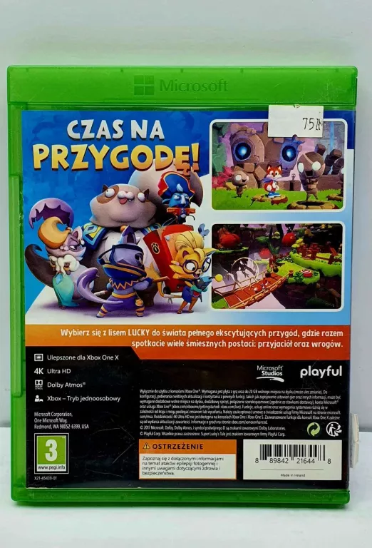 GRA XBOX ONE SUPER LUCKY TALE PEGI 3