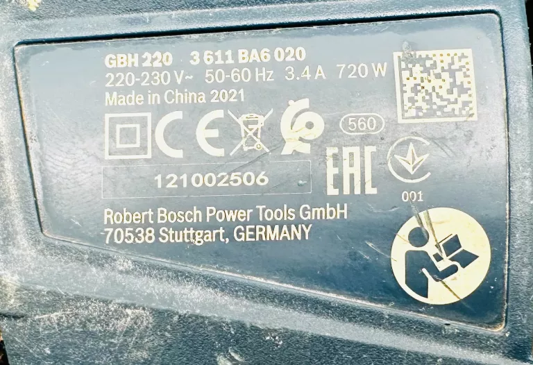 MŁOTOWIERTARKA BOSCH SDS PLUS 720W