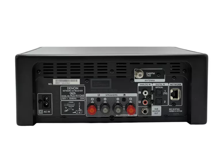 SYSTEM STEREO DENON INFERNO CEOL RCD-N11 130W WI-FI BLUETOOTH FM DAB